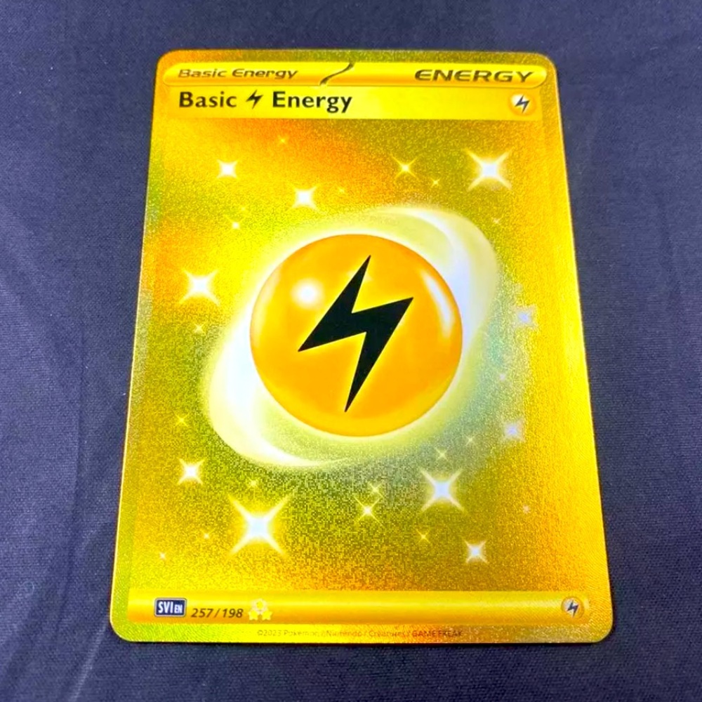 BASIC ENERGY 257/198 POKEMON SCARLET & VIOLET HOLO RARE